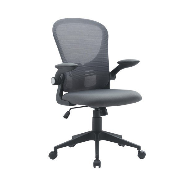 Scaun de birou gri tapițat Kempton – Yes Everyday