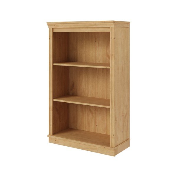 Bibliotecă în culoare naturală deschisă din lemn de pin 74x118x35 cm Anita – Støraa-image-2