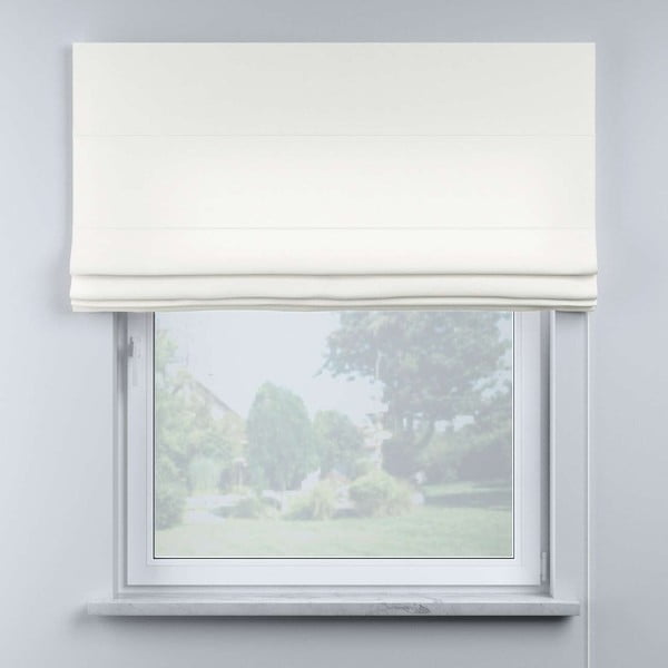 Jaluzea romană albă 170x160 cm Cotton Story - Yellow Tipi-image-4