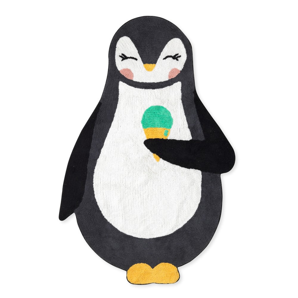 Covor pentru copii negru-alb 107x160 cm Skymo – Happy Friday