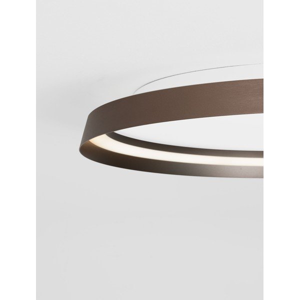 Plafonieră maro LED cu intensitate reglabilă din aluminiu Ormi – Nova Luce-image-2