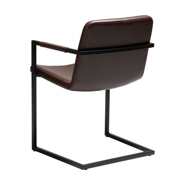 Scaun de dining maro cu cotiere Bounce – DAN-FORM Denmark-image-3