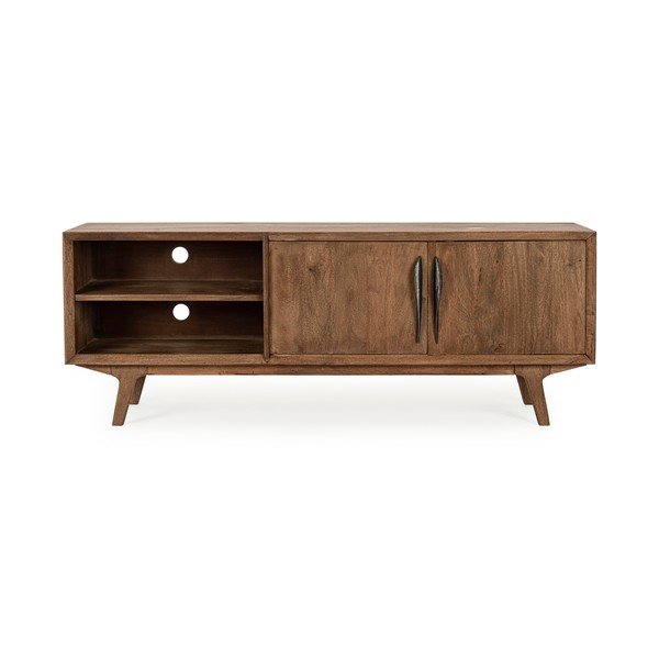 Comodă TV în culoare naturală din lemn de mango 152x55x40 cm Sherman – Bizzotto-image-1