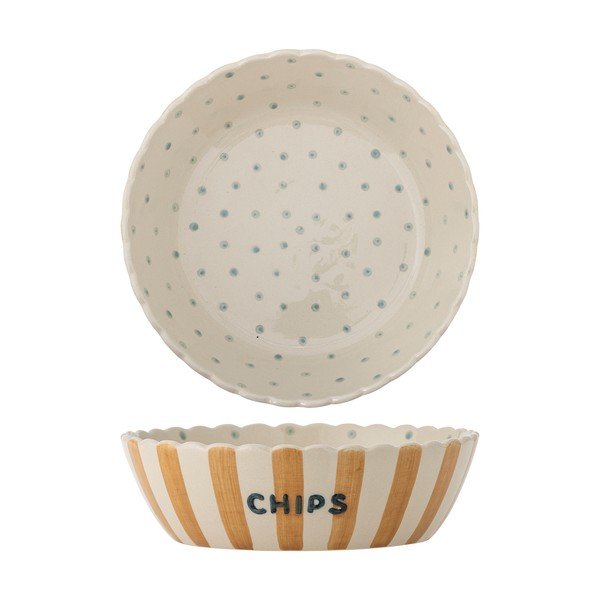 Bol galben/crem din ceramică ø 24 cm Chip – Bloomingville-image-3