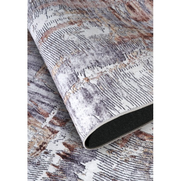 Covor gri 80x150 cm Malard Copper Gold – Elle Decoration-image-3