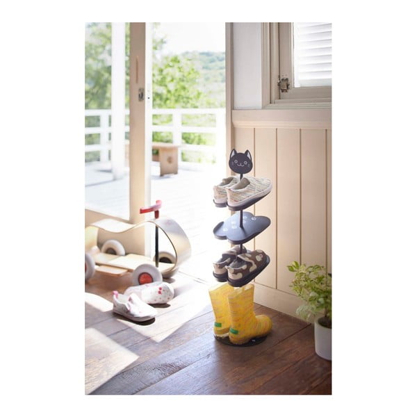 Pantofar pentru copii negru din metal Kid's Shoe Rack – YAMAZAKI-image-1