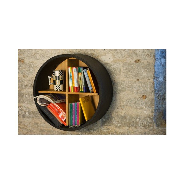 Raft rotund de perete Woodman Shelf Plus-image-2