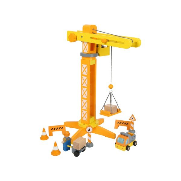 Macara din lemn pentru copii Legler Construction-image-3