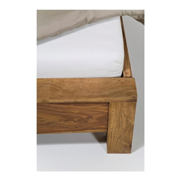 Pat din lemn exotic Kare Design Authentico Bett, 160 x 200 cm-image-2