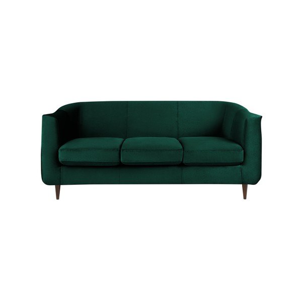 Canapea Kooko Home Glam, verde închis, 175 cm-image-4