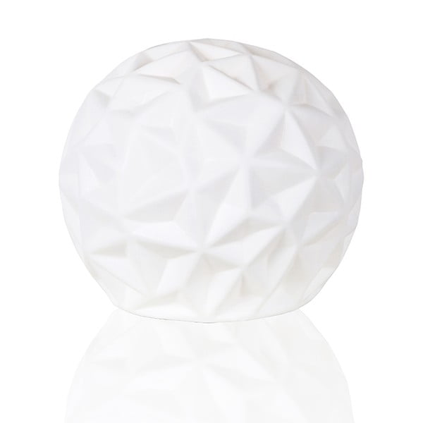 Veioză Globen Lighting Fasette, ø 20 cm, alb