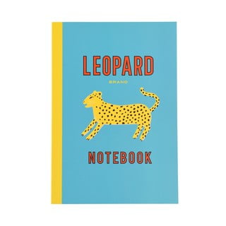 Caiet 60 de pagini format A5 Leopard - Rex London