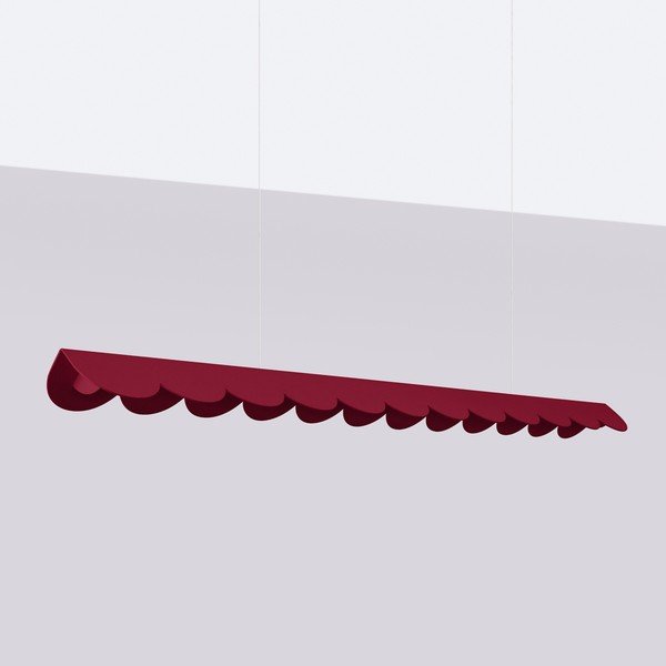 Lustră burgundy LED din aluminiu BISCUIT – Thoro-image-4