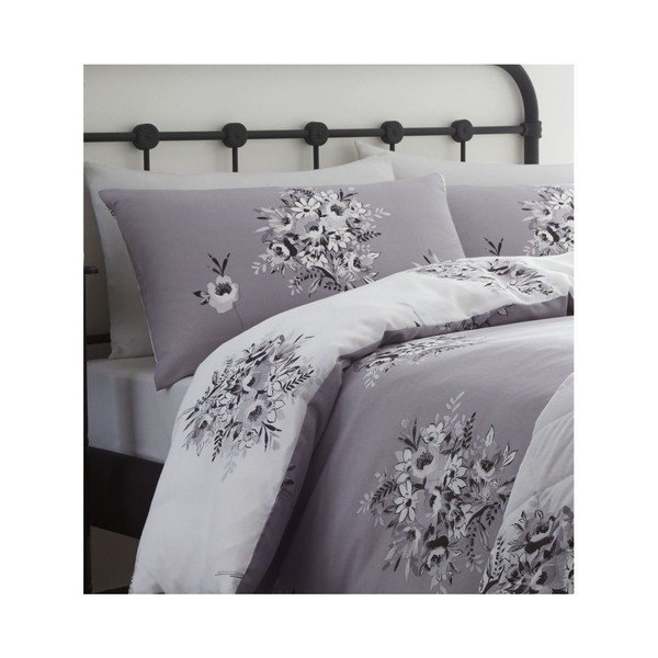 Lenjerie de pat Catherine Lansfield Floral Bouquet, 135 x 200 cm-image-1