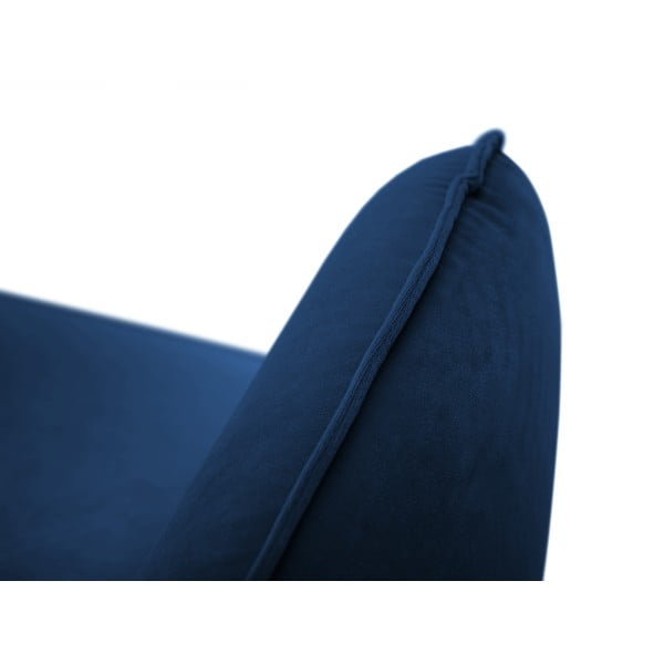 Canapea albastră cu tapițerie din catifea 230 cm Vienna – Cosmopolitan Design-image-4