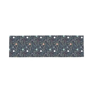 Napron masă din bumbac cu motiv de Crăciun Butter Kings Christmas Deco, 140 x 40 cm