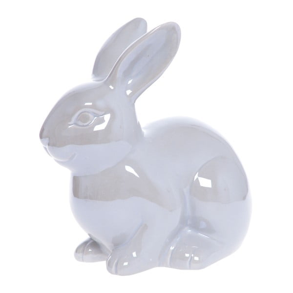 Decorațiune din ceramică Ewax Pearl Rabbit Babette, alb