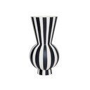 Vază albă/neagră din gresie lucrată manual (înălțime 28 cm) Toppu – OYOY Living Design