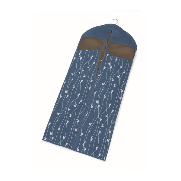 Husă protecție pentru haine Cosatto Leaves, lungime 137 cm, albastru