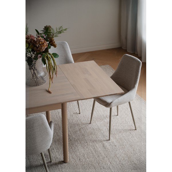 Masă de dining extensibilă din lemn de stejar 90x205 cm Derrymore – Rowico-image-1
