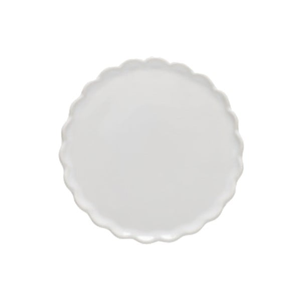 Tavă din gresie ceramică pentru desert Casafina Forma, ⌀ 12 cm, alb