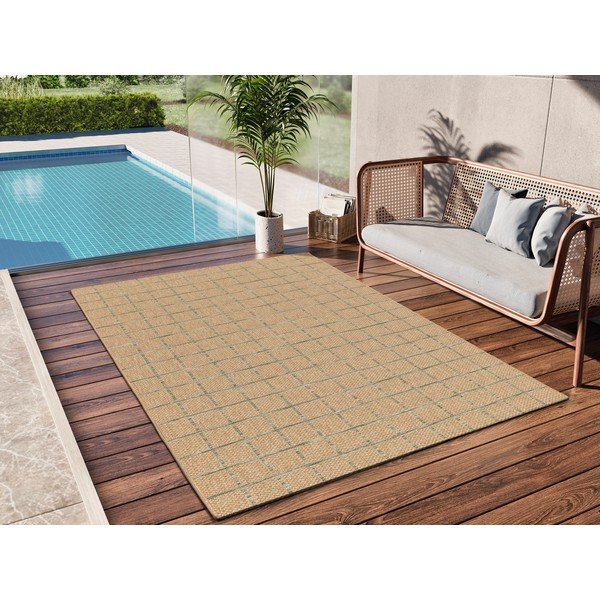 Covor pentru exterior și interior în culoare naturală 160x230 cm Pergola – Universal-image-1