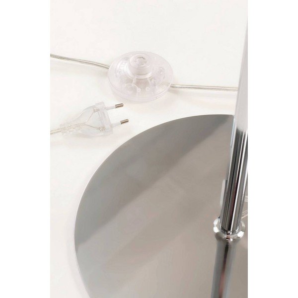 Lampadar alb/argintiu lucios din material textil (înălțime 150 cm) Pion – Jotex-image-4