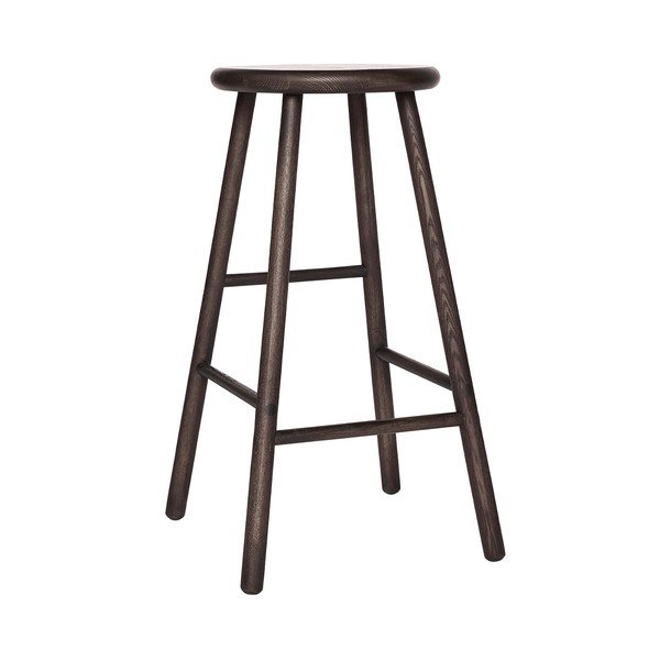 Scaun de bar în culoare naturală închisă din lemn de frasin (înălțime șezut 65 cm) Moto – OYOY Living Design