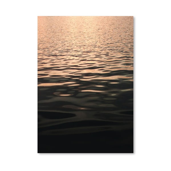 Poster Americanflat Rose Gold Sunset, 30 x 42 cm