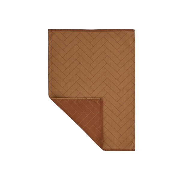 Prosop din bumbac pentru bucătărie Södahl, maro, 50 x 70 cm-image-2