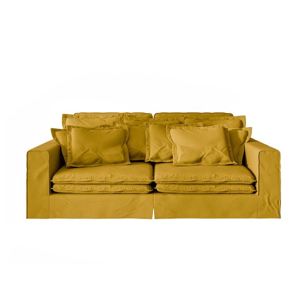 Canapea galbenă 236 cm Nora – Ropez