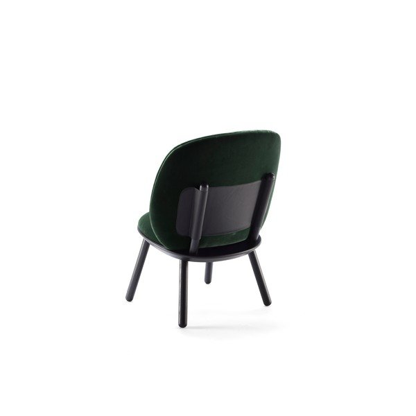 Scaun tapițat din catifea EMKO Naïve, verde-negru-image-4