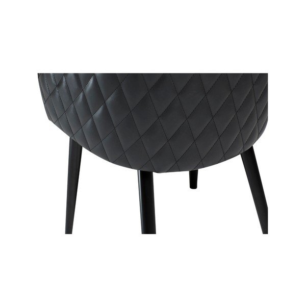 Scaun din piele artificială DAN-FORM Denmark Dual, negru-image-3