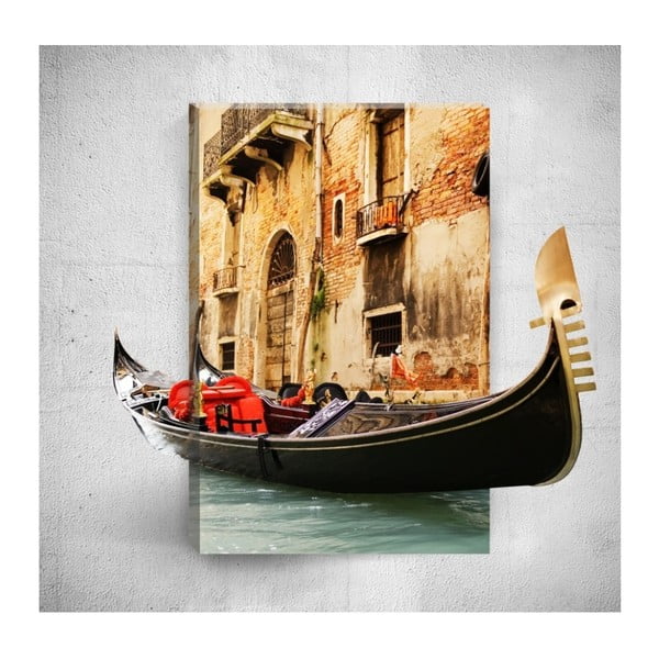 Tablou de perete 3D Mosticx Boat Ride, 40 x 60 cm