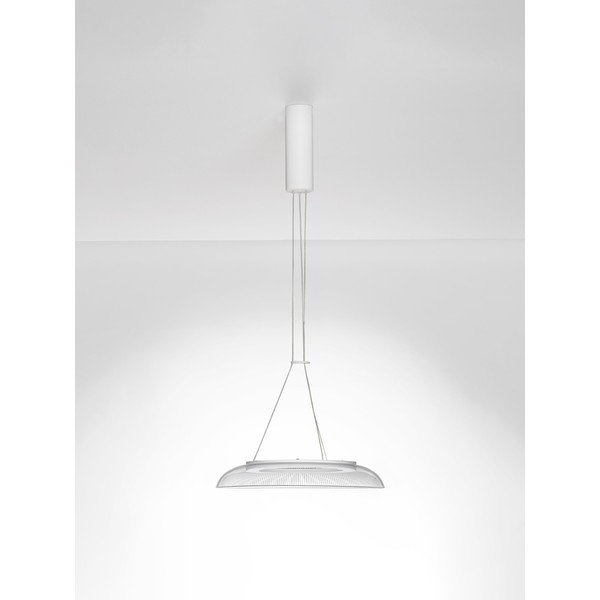 Lustră alb mat LED din aluminiu cu abajur din sticlă acrilică ø 40 cm Mantle – Nova Luce-image-4