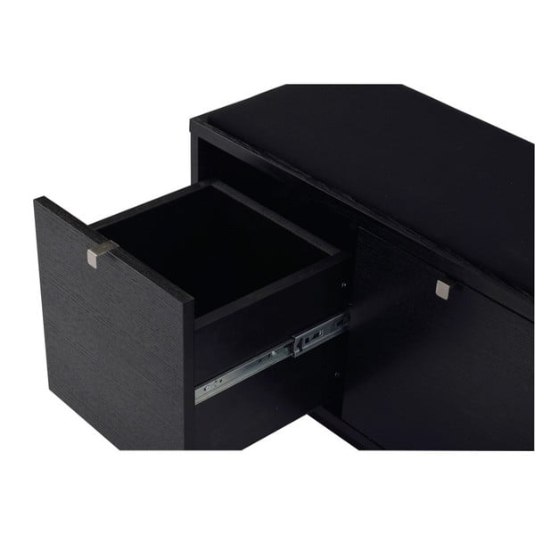 Pantofar negru cu bancă Confetti – Rowico-image-4