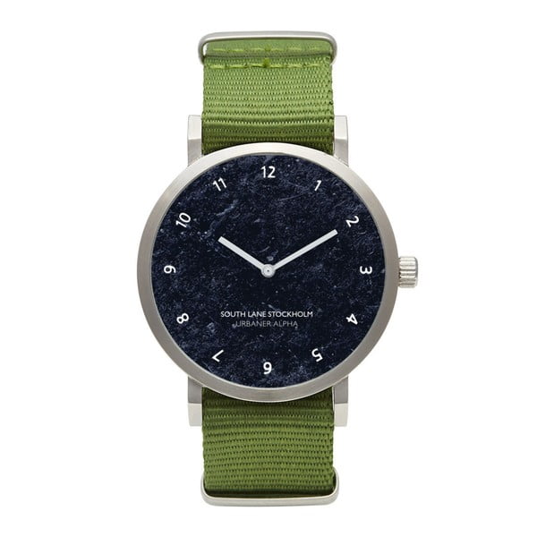 Ceas unisex South Lane Stockholm Urbaner Alpha Big, curea verde