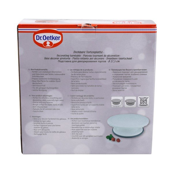 Platou rotativ Dr. Oetker Sweet, ø 27,5 cm, alb-image-3