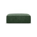Taburet verde închis cu tapițerie din chenille Vanda – Mazzini Sofas