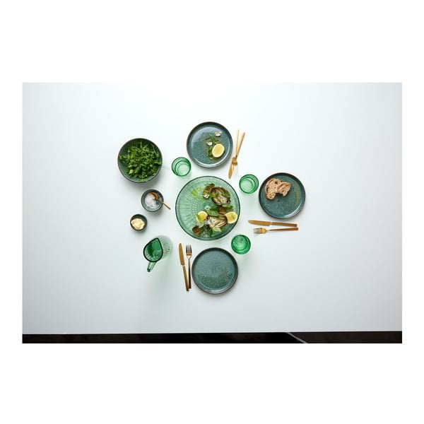 Platou  verde din sticlă ø 30 cm Kusintha – Bitz-image-2