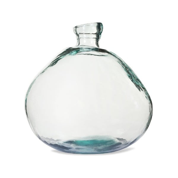 Vază din sticlă reciclată Garden Trading Wells Bubble Wide, ø 33 cm