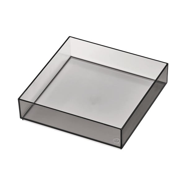 Organizator de baie negru mat pentru cosmetice din plastic reciclat – iDesign-image-2