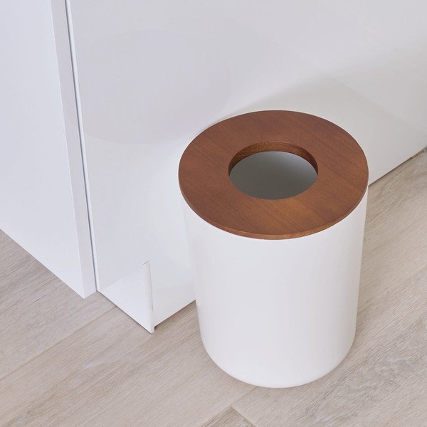 Coș de gunoi iDesign Eco Vanity, alb-image-2