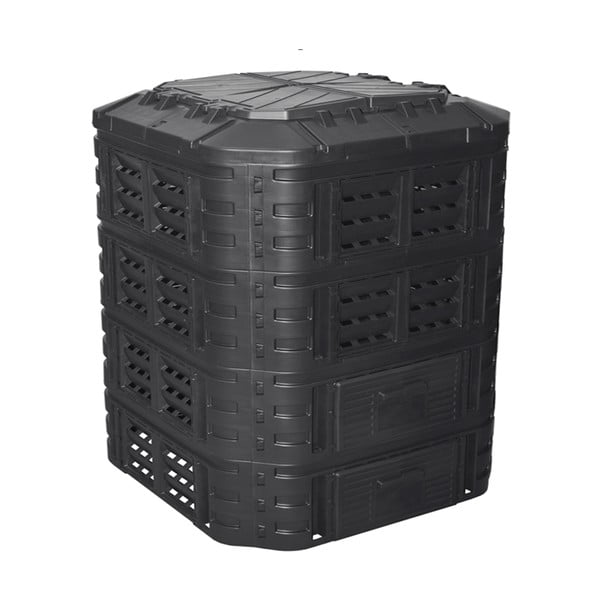 Coș pentru compost negru Modular – Rojaplast