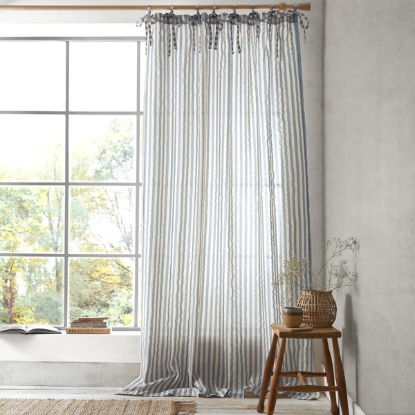 Perdea albastră 140x183 cm Zanzibar Stripe – Pineapple Elephant-image-1