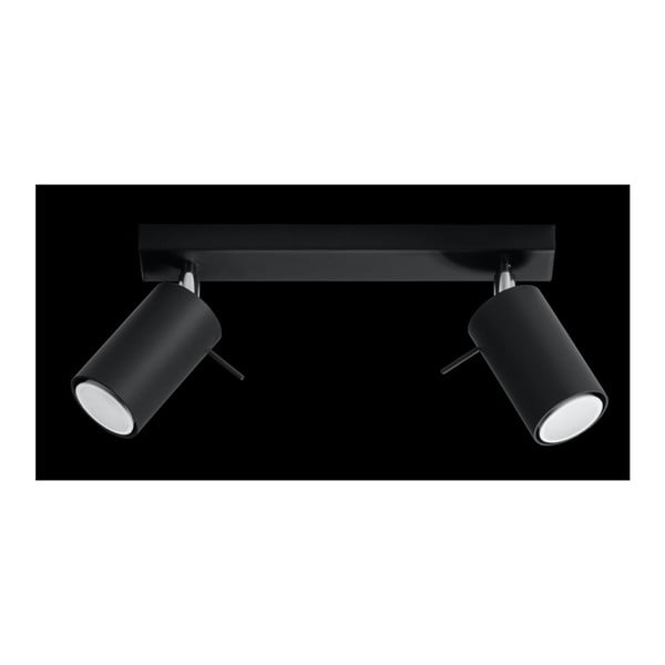 Spot negru 8x30 cm Etna – Sollux-image-4