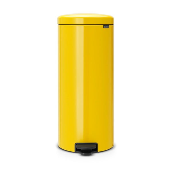 Coș de gunoi cu pedală Brabantia, 30 L, galben