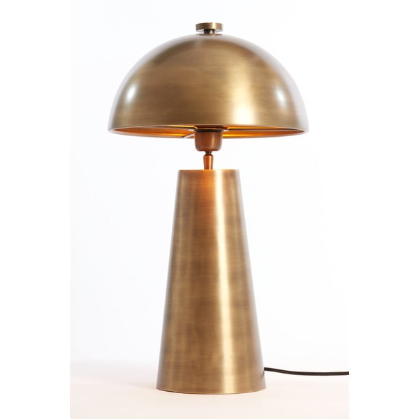 Veioză bronz cu abajur din metal (înălțime 52 cm) Dita – Light & Living-image-1