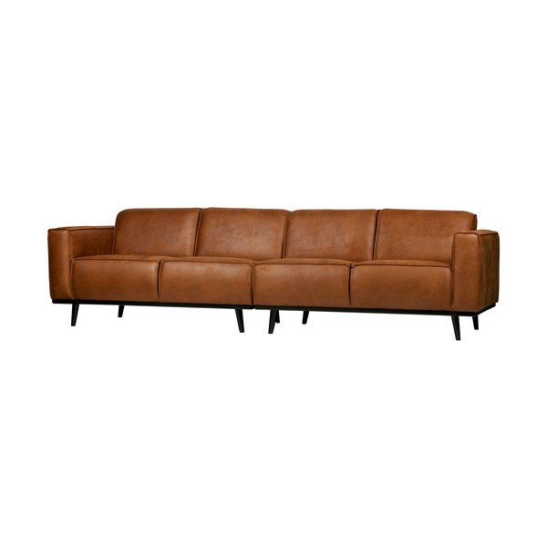 Canapea maro cu tapițerie din imitație de piele 280 cm Statement – WOOOD-image-2