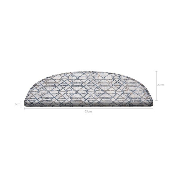 Covorașe pentru scări gri în set de 16 bucăți Cottage Warmth - Vitaus, 65 x 20 cm-image-4